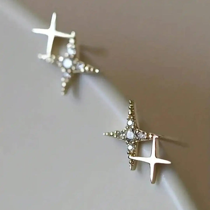 Glanzende Ster Oorbellen