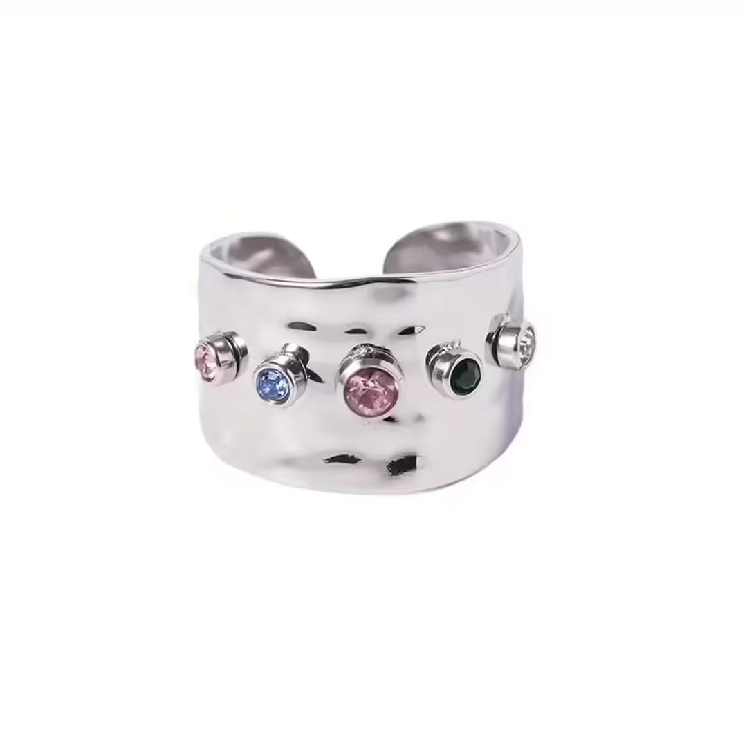 Vintage Gouden Cubic Zirconia Ring