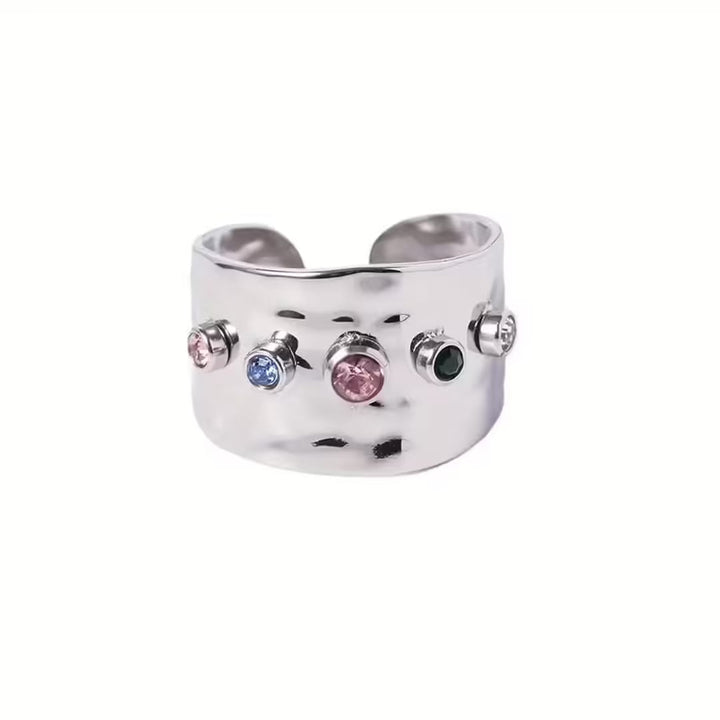 Vintage Gouden Cubic Zirconia Ring