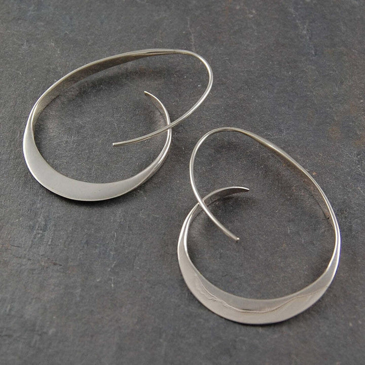 Open Spiral Drop Oorbellen