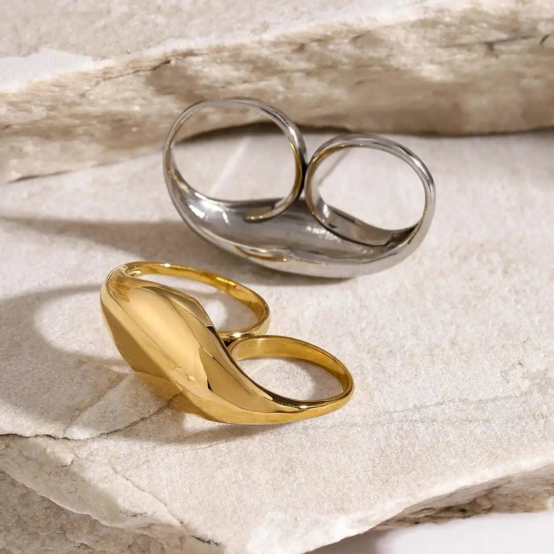 Tijdloze Gouden Dubbele Ring