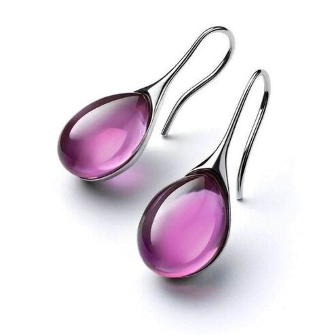 Minimalistische Kristallen Dangle Oorbellen