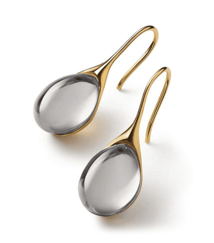 Minimalistische Kristallen Dangle Oorbellen