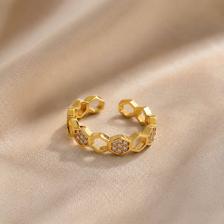 Verona Link Chain Verstelbare Ring