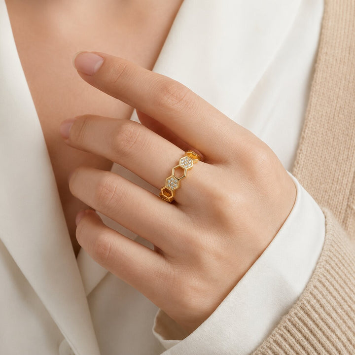 Verona Link Chain Verstelbare Ring