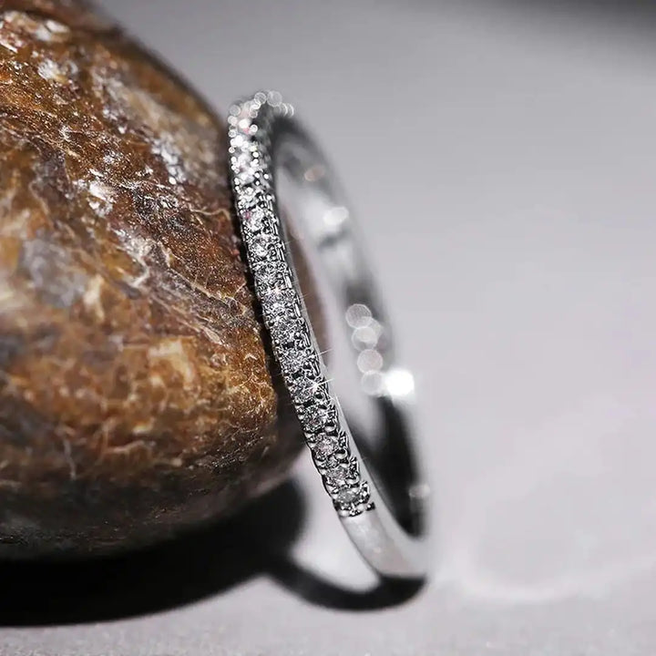 Elyse Minimalistische Zirconia Ring