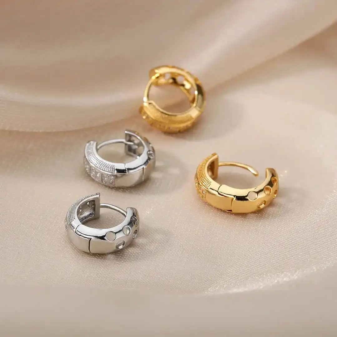 Tijdloze Cubic Zirconia Oorbellen