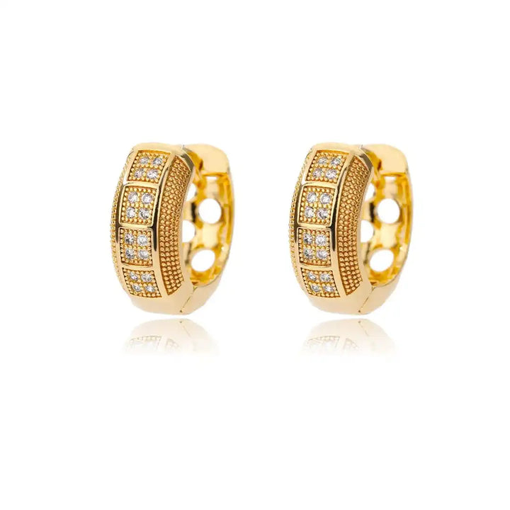 Tijdloze Cubic Zirconia Oorbellen