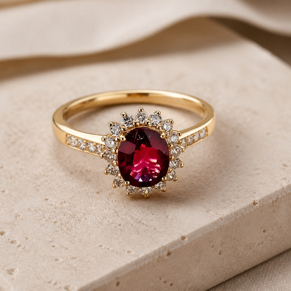 Erfgoed Halo Statement Ring