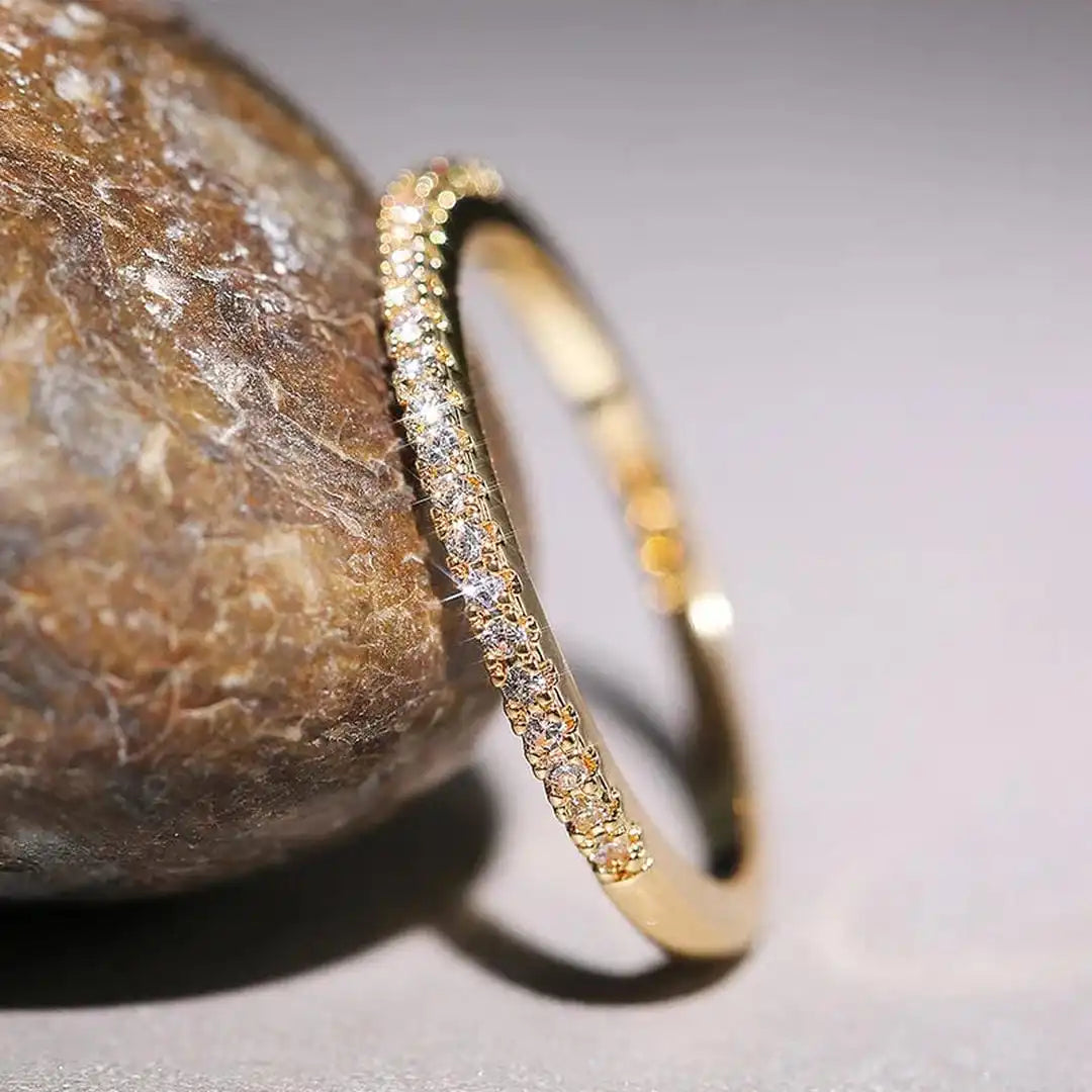 Elyse Minimalistische Zirconia Ring