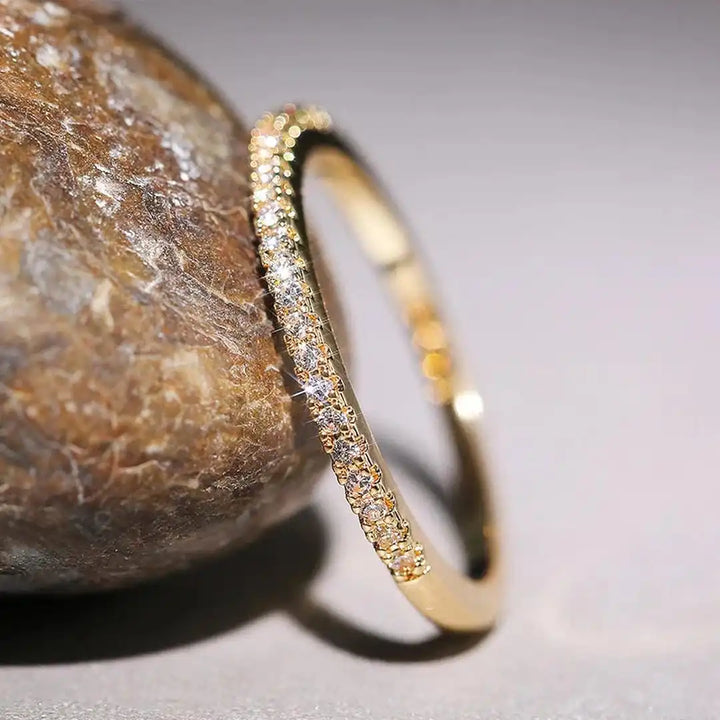 Elyse Minimalistische Zirconia Ring