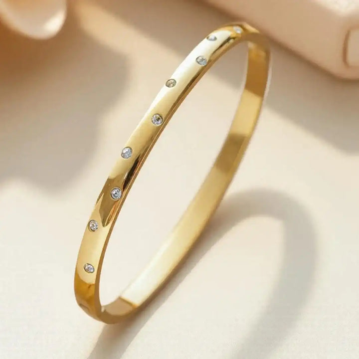 Tijdloze Gouden Zirkonia Armband