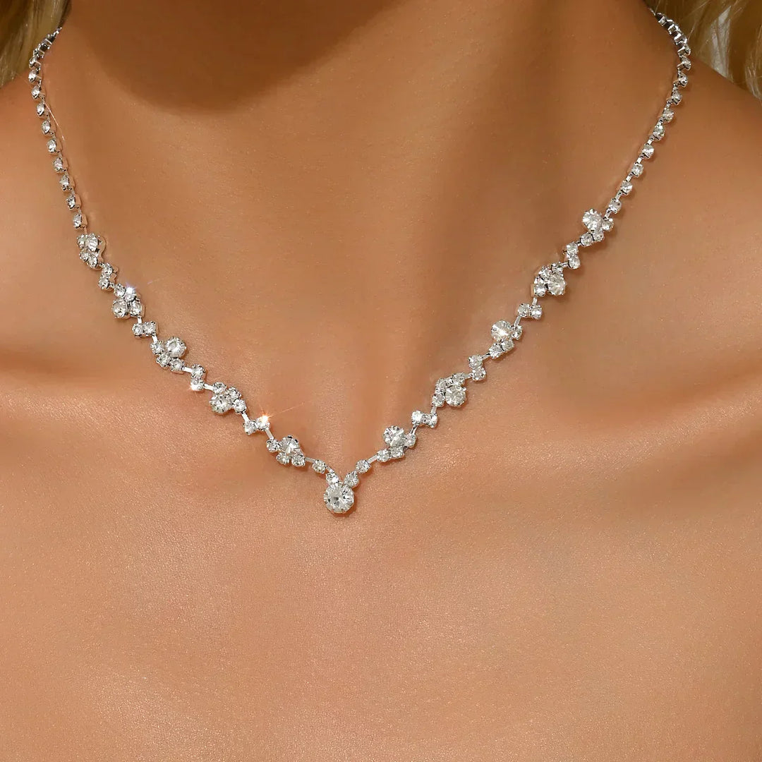 Elegant Huwelijkscollier met Diamanten