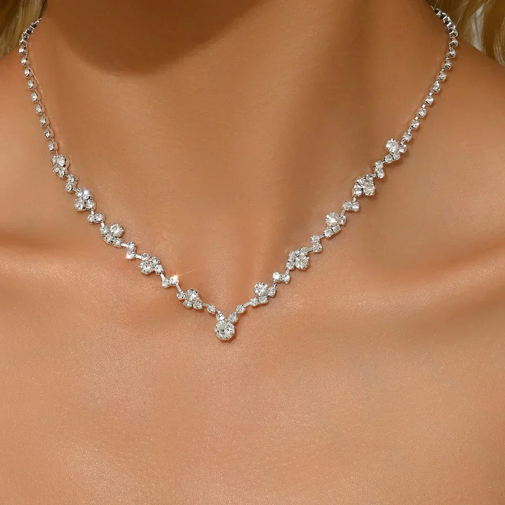 Elegant Huwelijkscollier met Diamanten