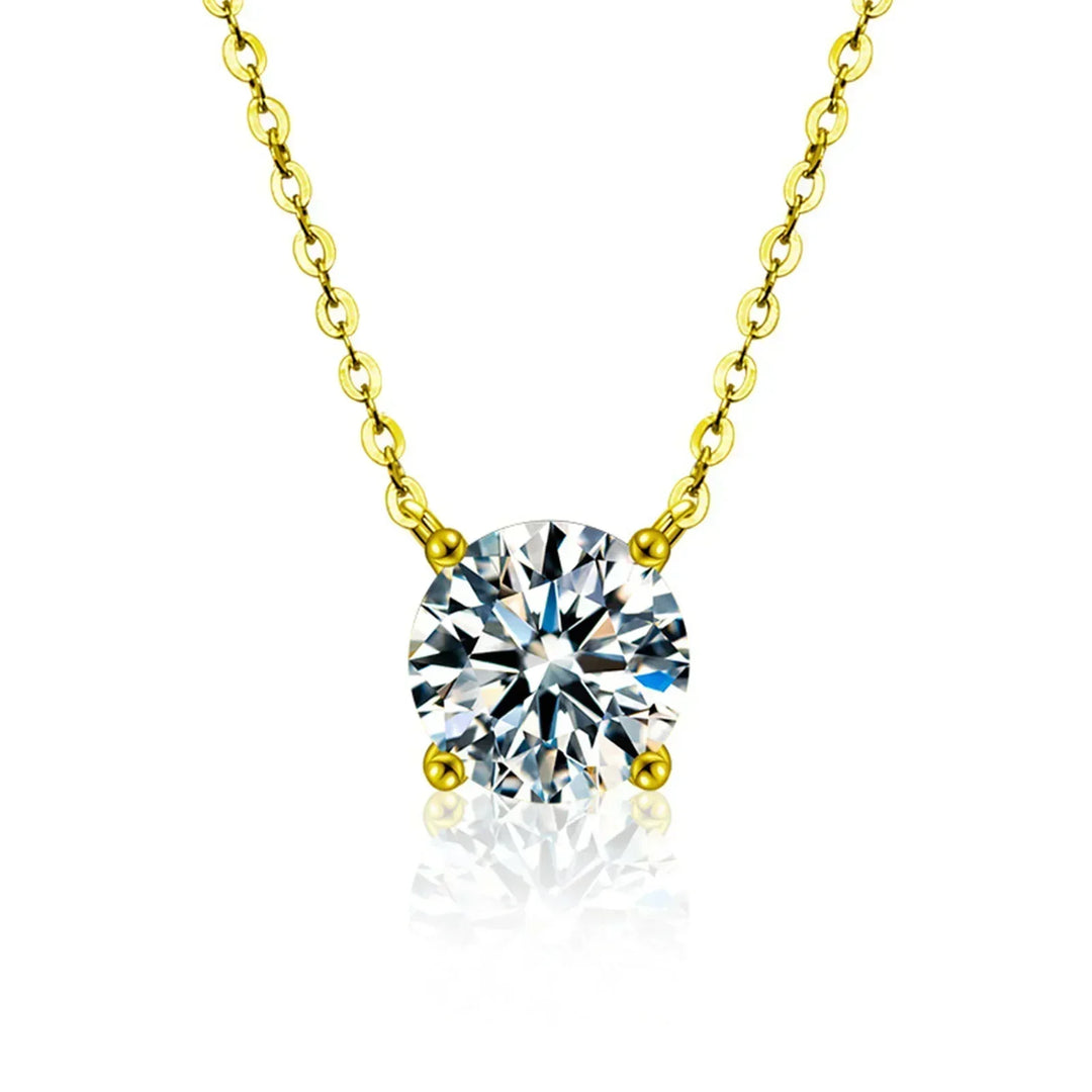 Gouden Plated Collier met Zirkonia's