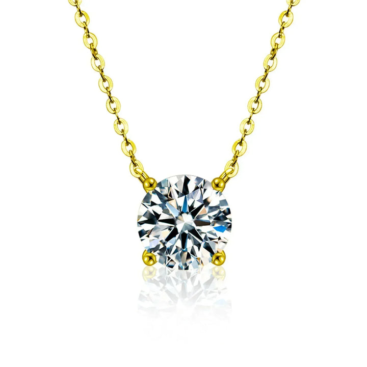 Gouden Plated Collier met Zirkonia's