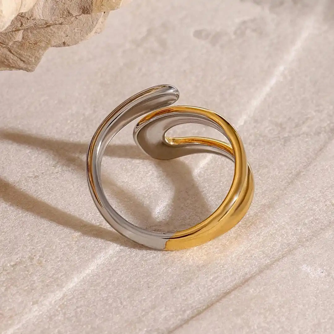 Tijdloze Gouden Open Ring