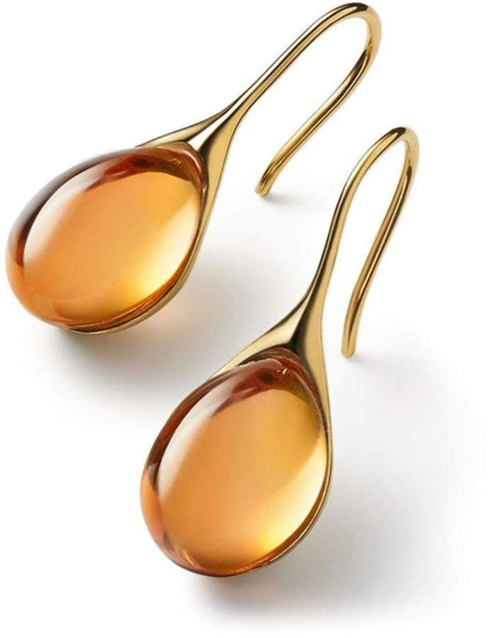 Minimalistische Kristallen Dangle Oorbellen