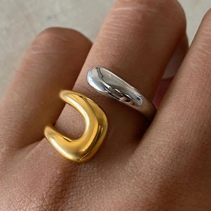 Tijdloze Gouden Open Ring