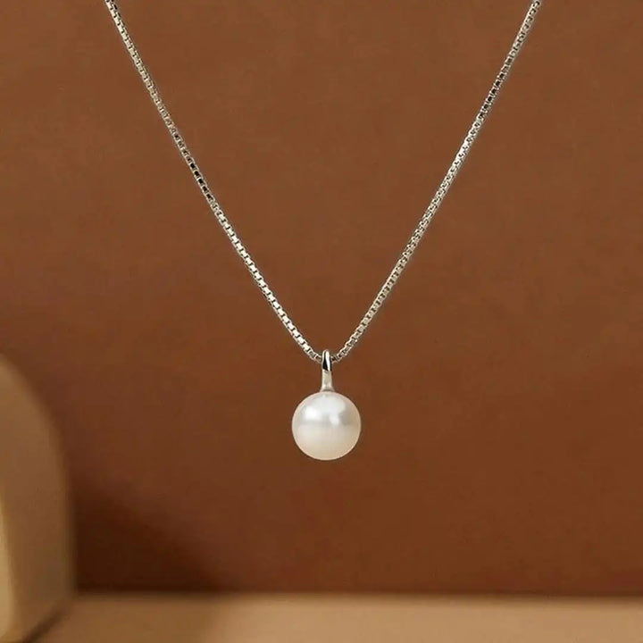 Tijdloze Parel Hanger Ketting