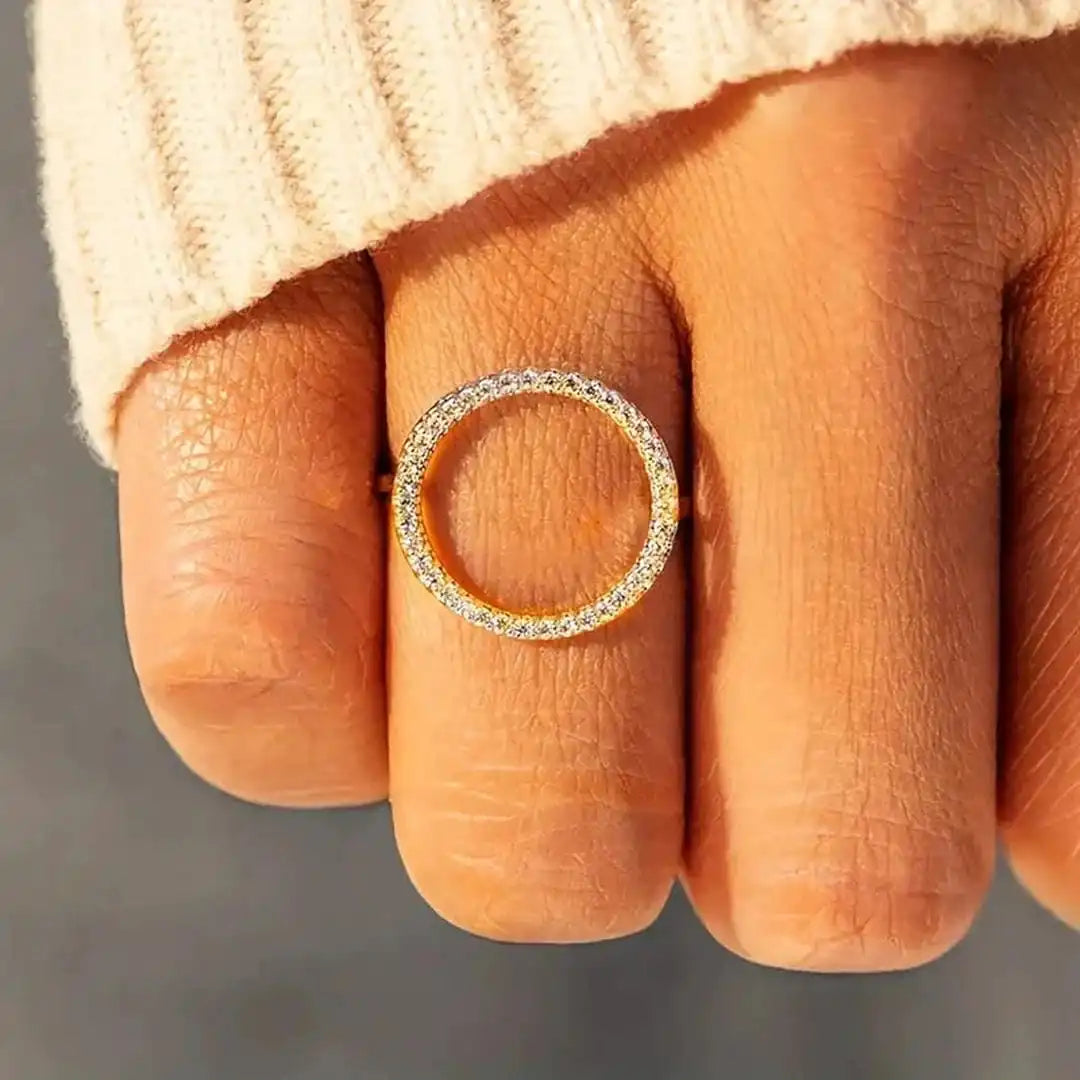 Ronde Cubic Zirconia Ring