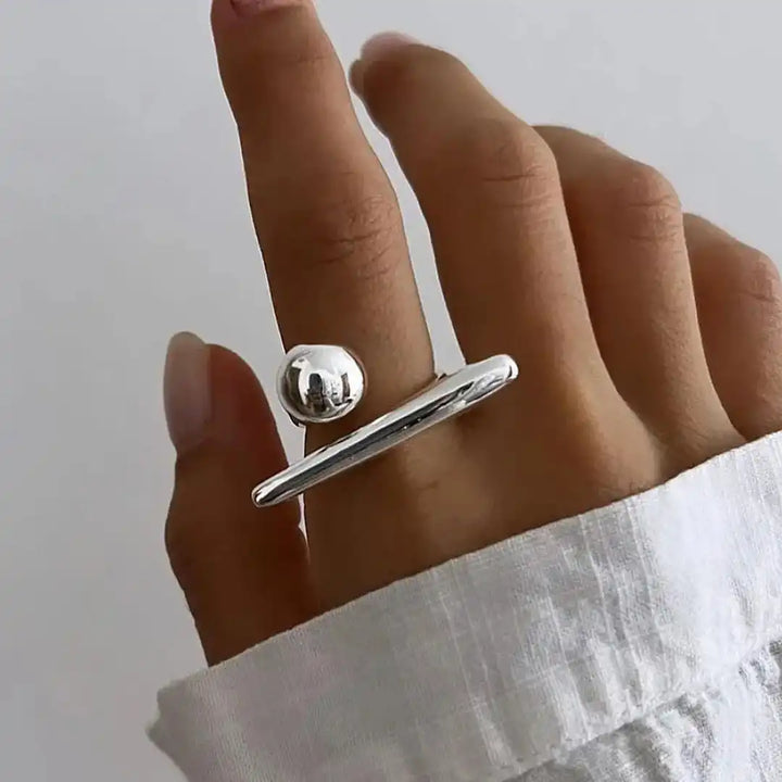 Tijdloze Gouden Ster Verstelbare Ring