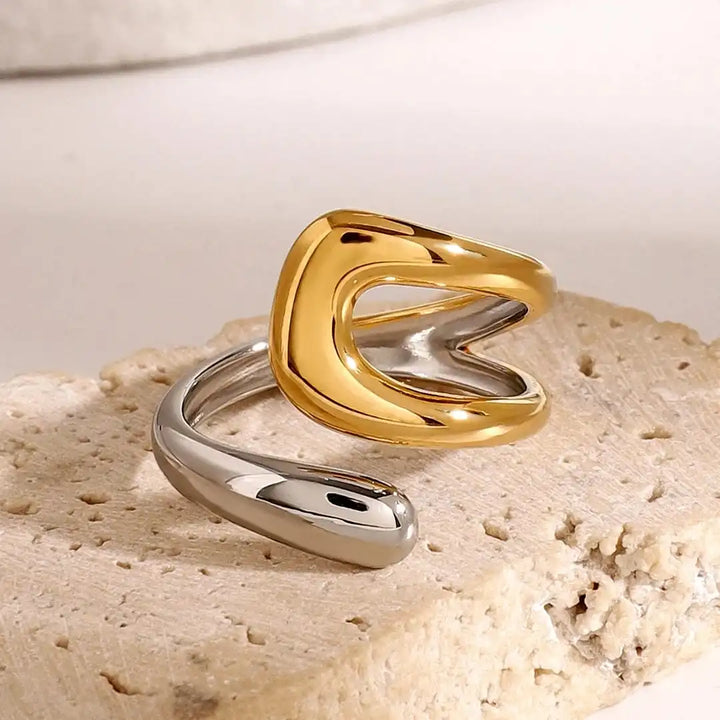 Tijdloze Gouden Open Ring