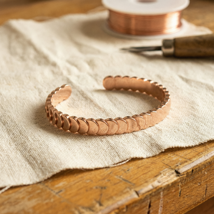 Vera's Tide Copper Bracelet
