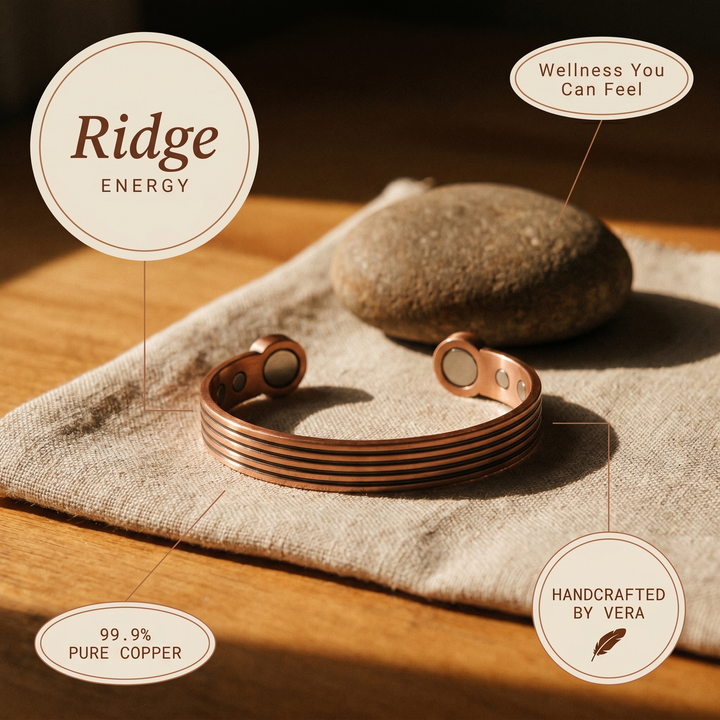 Vera's Ridge Copper Bracelet