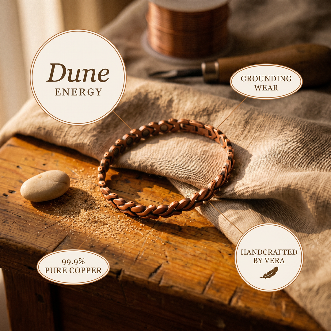 Vera's Dune Copper Anklet