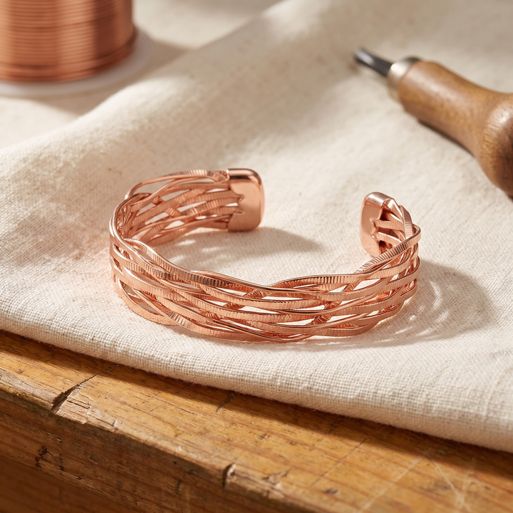 Vera's Wisp Copper Bracelet