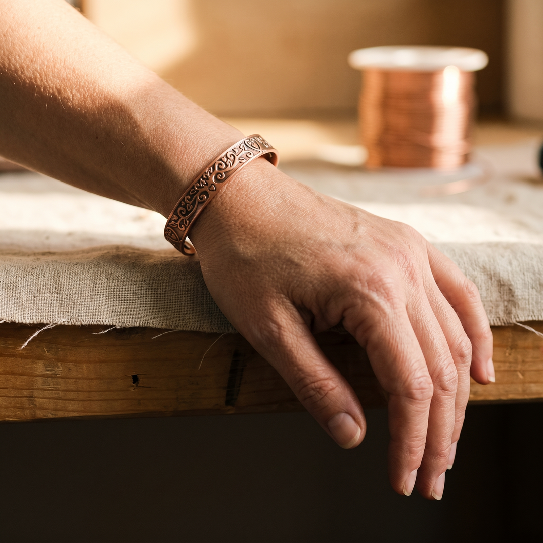 Vera's Tide Copper Bracelet
