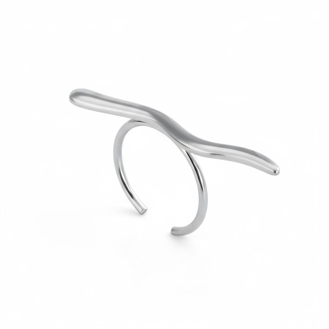 Minimalistische Gouden Tak Ring