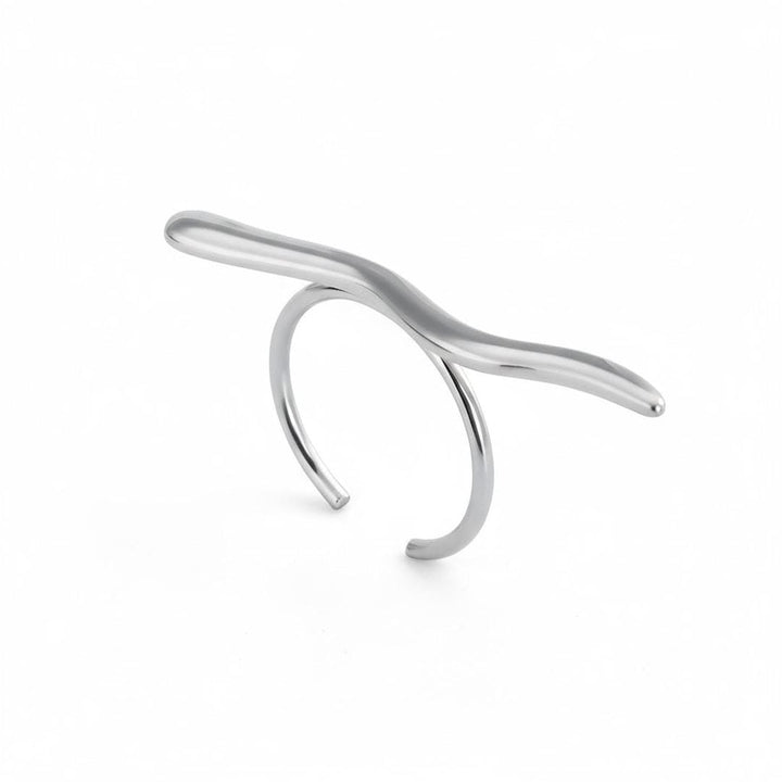 Minimalistische Gouden Tak Ring