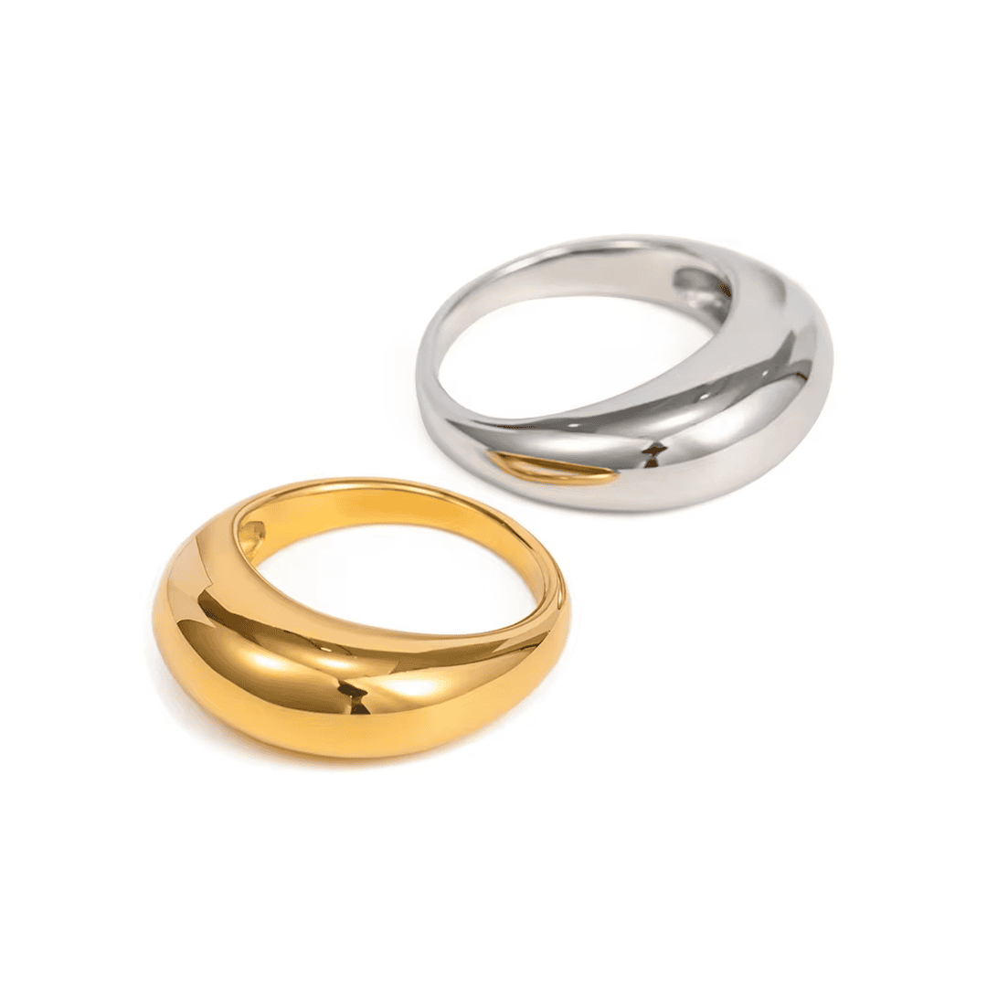 Tijdloze Gouden Boog Ring